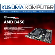 Venomrx Motherboard B450 B450M M.2 NVMe HDMI