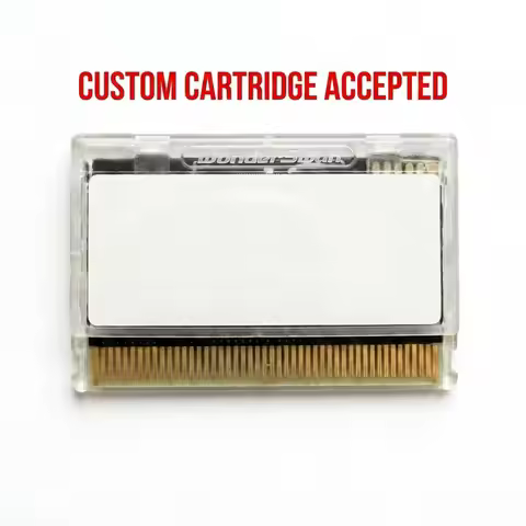 Custom WonderSwan Color WSC Cartridge | FRAM Battery-Free | Reflashable Repro Card for SwanCrystal |