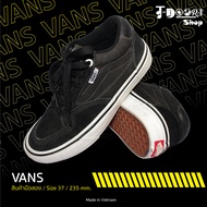 VANS รองเท้าผ้าใบมือสอง สีดำ สภาพเหมือนใหม่ จัดส่งฟรี! เก็บปลายทาง