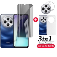 Redmi 14C Tempered Glass Redmi 14C Screen Protector Redmi 13C Camera Lens Protector Full Cover Scree