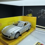 Hot Wheels 1: 18 Ferrari 599GTB Silver Rare Classic Car Model Rare Supercar Alloy Car Model Gift