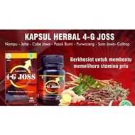 PROMO !!! 4G JOSS OBAT HERBAL 4 G JOSS PENAMBAH STAMINA PRIA ASLI BPOM