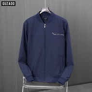 Áo Khoác Gió Bomber Nam Thương Hiệu GUZADO Thiết Kế 2 Lớp Cao Cấp Với  3 Màu Basic Menswear GAG03