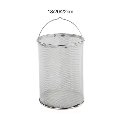 Deep Fry Basket Sifter Multifunctional Kitchen Utensil Stainless Steel Colander for Cooking Noodles 