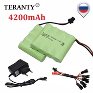 Upgrade to 4200mah 4.8v Battery nimh AA For Rc Toys Cars Tanks Robot Boats Guns Ni-MH AA 4.8v Rechargeable Battery Pack(