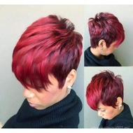BeiSD Pendek Pixie Cuts Rambut Rambut Palsu untuk Wanita Perempuan Rambut Palsu Pendek Tahan Panas R