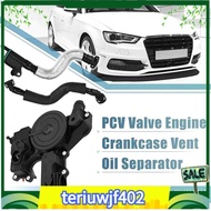 【●TI●】Oil Separator PCV Valve Assembly Oil Separator Breather Hose Exhaust Pipe Replacement Parts Accessories for Audi TT A4 Q5 VW Golf Jetta 1.8 2.0 TSI