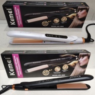 Catokan Rambut Kemei Original 8889 Lurus Dan Curly 2In1 / Catok