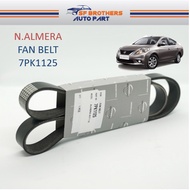NISSAN ALMERA FAN BELT 7PK1125