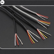 SK 50Meters UL2547 28AWG 4 Cores Signal Shielded Cable PVC Insulated Tinned Copper Cable Wire