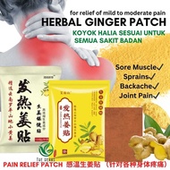 发热生姜贴 Hot Ginger Patch  疼痛贴 Herbal patch koyok halia sakit badan/pain relief patch
