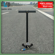 【Free shipping】40mpa 6000Psi high pressure PCP hand pump 3 level air pump Pcp pump tire inflator flo