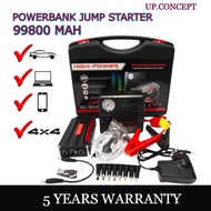 @5 Years Warranty🔥RealPower 99800Mah Big Power Multi-function Car Jump Starter Car Power Bank &amp; Emergency car powerbank