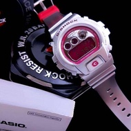 G-SHOCK DW6900 CB8 GREY PINK - Jam Tangan Lelaki / Jam Tangan Perempuan