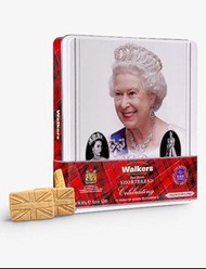 )英女皇限量版 WALKERS Platinum Jubilee shortbread  餅乾 tin 300g