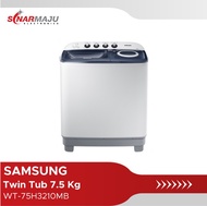 Samsung Mesin Cuci 2 Tabung 7.5Kg WT-75H3210MB