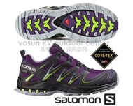 RV城市【SALOMON】零碼5折》青少年 女 款防水短筒野跑鞋 XA PRO 3D GTX 健行登山鞋_375937