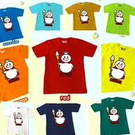 KATUN MERAH PREMIUM MIXUE Children's Tops T-shirt Baby Toddler Short Sleeve Combed Cotton 30s Age 1 