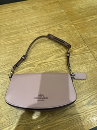 Coach 粉紫色單肩手袋
