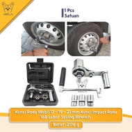 Car Wheel Wrench 17 19 21 mm Impact Wrench/ Lug Nut Remover 1/ 2 Inch Multiplier Wrench Tortion Torq