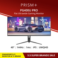 PRISM+ PG400U PRO 40 IPS 144Hz 1ms UWQHD 120% sRGB Adaptive-Sync Pro Gaming Monitor [3440 x 1440]