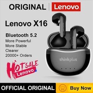 Lenovo 立體聲低音藍牙運動耳機 真無線藍牙耳機 TWS Bluetooth 5.2 Sports Earphone Wireless Headphone Stereo Bass Earbuds TWS 300mAh Long Standby with Mic Lenovo - thinkplus Live Pods X16