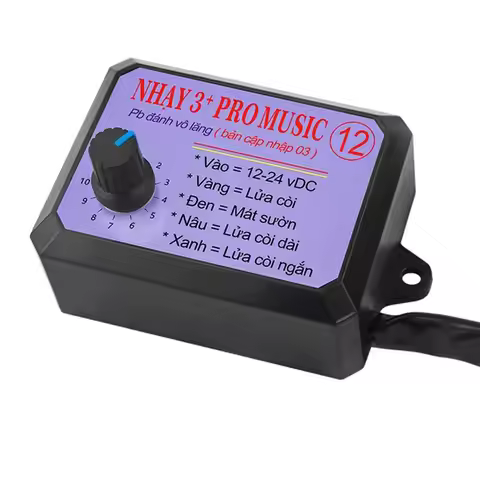 12 Tone Music Horn Controller 12V-24V Multi-Tone Horn Controller With Volume Switching