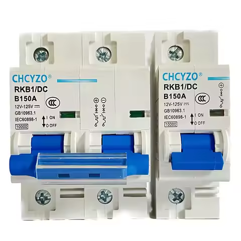 DC MCB Circuit Breaker 1P/2P 12V 24V 36V 48V 60V 72V 96V 120V Mini Isolato100A 125A 150A 200A 250A f