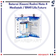Baterai Xiaomi Redmi Note 4 Mediatek / Baterai Xiaomi BN41 Life Future