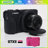 Camera Silicone Case Cover Protector With Lens Cap for Canon PowerShot G7X Mark III II G7X2 G7XII