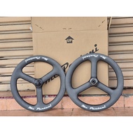 MC Pantani Trispoke Carbon Center Lock Disc Wheelset for J-Air Neo 16"349/20‘’406