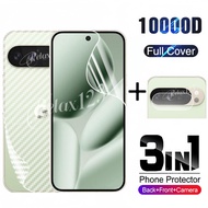 For Google Pixel 10 Pro XL 5G 2025 3in1 Front Back Lens Hydrogel Film For Google Pixel10 Pixel10Pro 