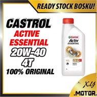 (100% ORIGINAL) CASTROL GO 4T 1LITRE CASTROL 4T GO