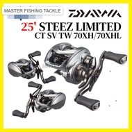 2025 DAIWA STEEZ LIMITED CT SV TW 70XHL 25’ Baitcast Reel BC Baitcasting Cast