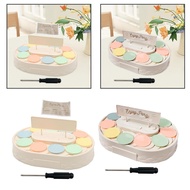 [xdnblun] Carousel Cupcake Holder Cookie Cupcake Holder 360 Degree Revolving Plates for Jewelry Bake