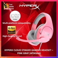 HYPERX CLOUD STINGER GAMING HEADSET - PINK GRAY (4P5K6AA)