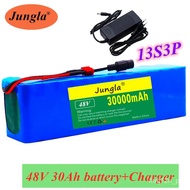 💝48v Lithium Battery 48v 30Ah 1000w 13S3P Lithium Ion Battery Pack for 54.6v E-bike Electric Bicycle Scooter with  charg