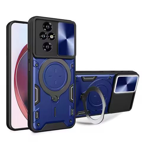 360°Rotating Metal Magnetic Car Holder Armor Phone Case For Honor 90 50 200 X9A X9B X8B X7B X8A X8 M