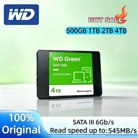 FOR WD Original GREEN 2.5" SATA III SLC internal Solid State Disk 1TB 2TB 4TB Read Speed 545MB Hard 