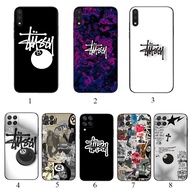 Realme 5 5i 5s Pro 6 6i 6 Pro 7 7i 8 8Pro C35 C55 Narzo N65 N16 Stussy star Soft black phone case