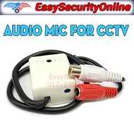 Mini Spy Hidden CCTV Microphone Audio Square Mic for Surveillance Camera Recorder DVR