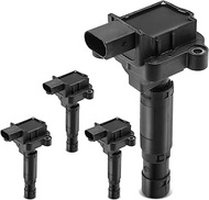 Set of 4 Ignition Coils Pack for Mercedes Benz W203 C230 Kompressor 2003-2005 l4 1.8L