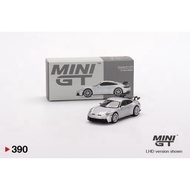 MINI GT 390 Porsche 911 (992) GT3 GT Silver Metallic