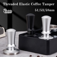 51/53/58mm Coffee Tamper with Scale Espresso Calibrated Tamper Stainless Steel Spring Tamper