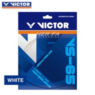 VICTOR VS-65 Badminton String 100%ORIGINAL Made in Taiwan 3 Color Tali Racket Badminton VS 65 0.65mm