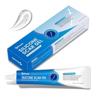 Silicone Scar Gel Scar Cream Advanced Scar Gel for Surgical Scars Stretch Marks Keloid Bump Removal 