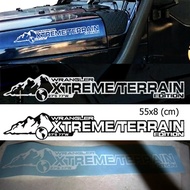 XTREME WRANGLER car stickers TERRAINXTREME Bumper Sticker Offroad 4x4 vinyl