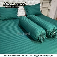 KATUN Emerald Color Micro Dacron Frame Pillow, The Corner Of The Bed Sheet Already Has A ANTI-Slide Rubber And A Bolster Cover Strap From The Fabric, QUEEN KING SIZE And JUMBO KING SIZE Cotton