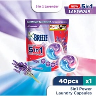 Breeze 5 in1 Capsules Pouch Fresh Lavender 420g (40 capsules)