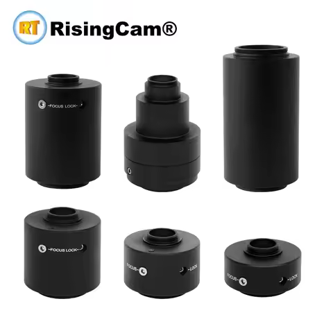 HighQuality Microscope C mount adapter 0.35x 0.5x 0.63x 1x 1.2x 1.5x 2.25x camera adapter compatible
